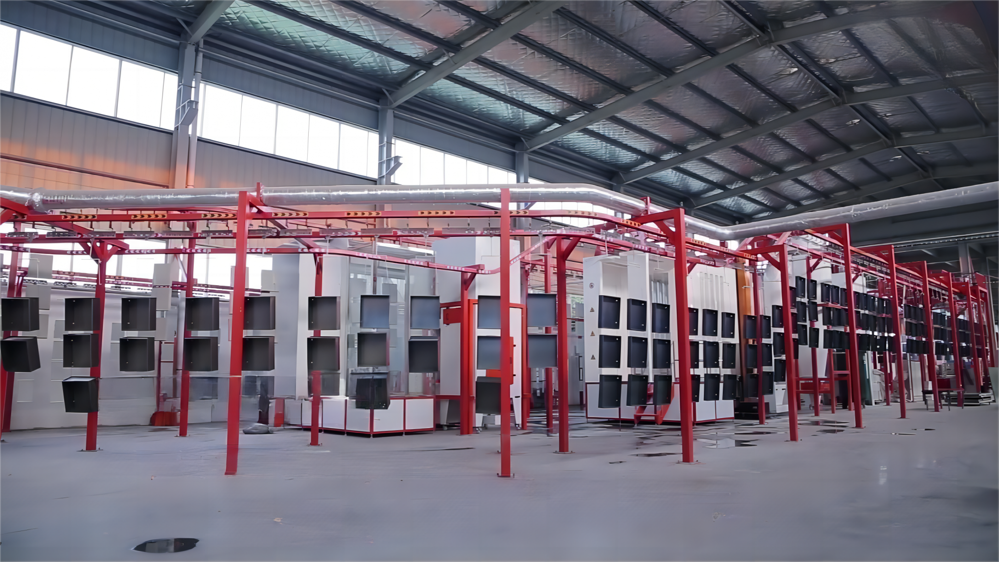 powder coating production line