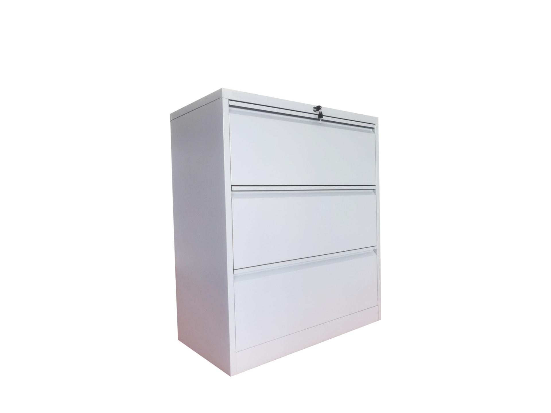 steel office file cabinet with sliding rails