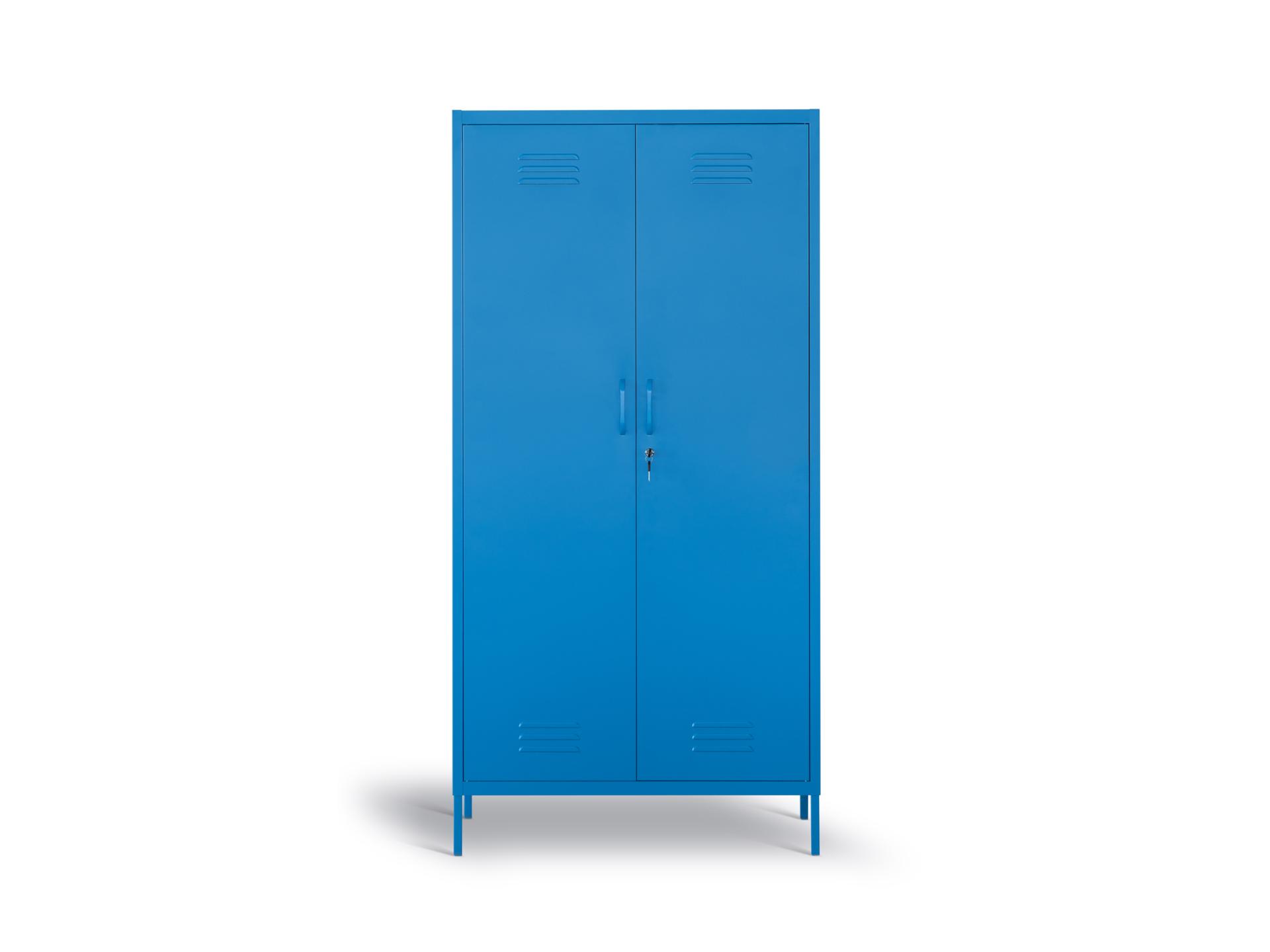 blue wardrobe