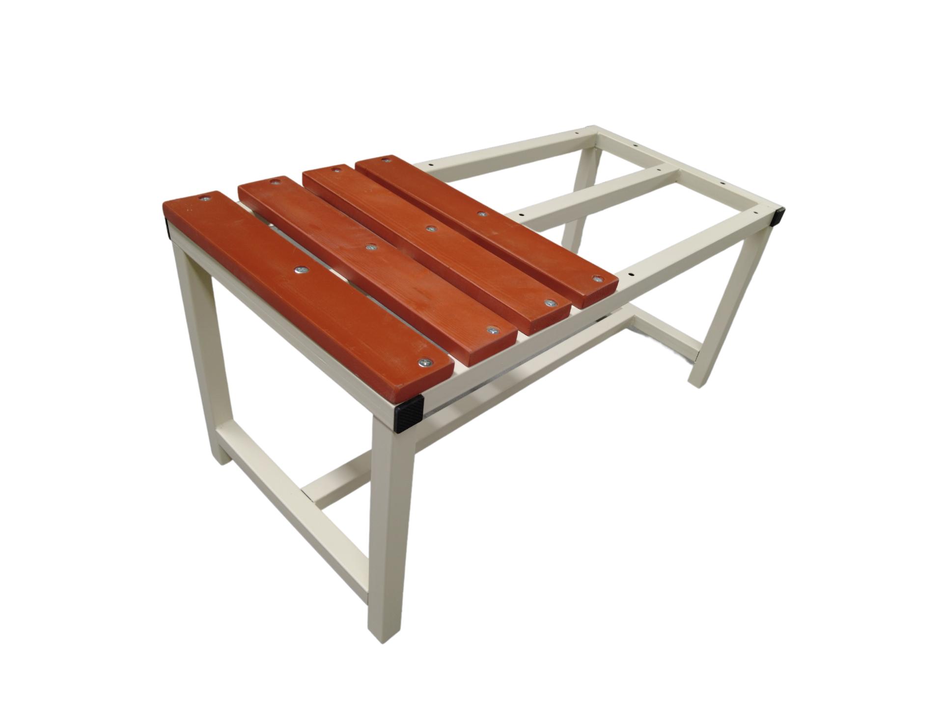 bench for metal locker