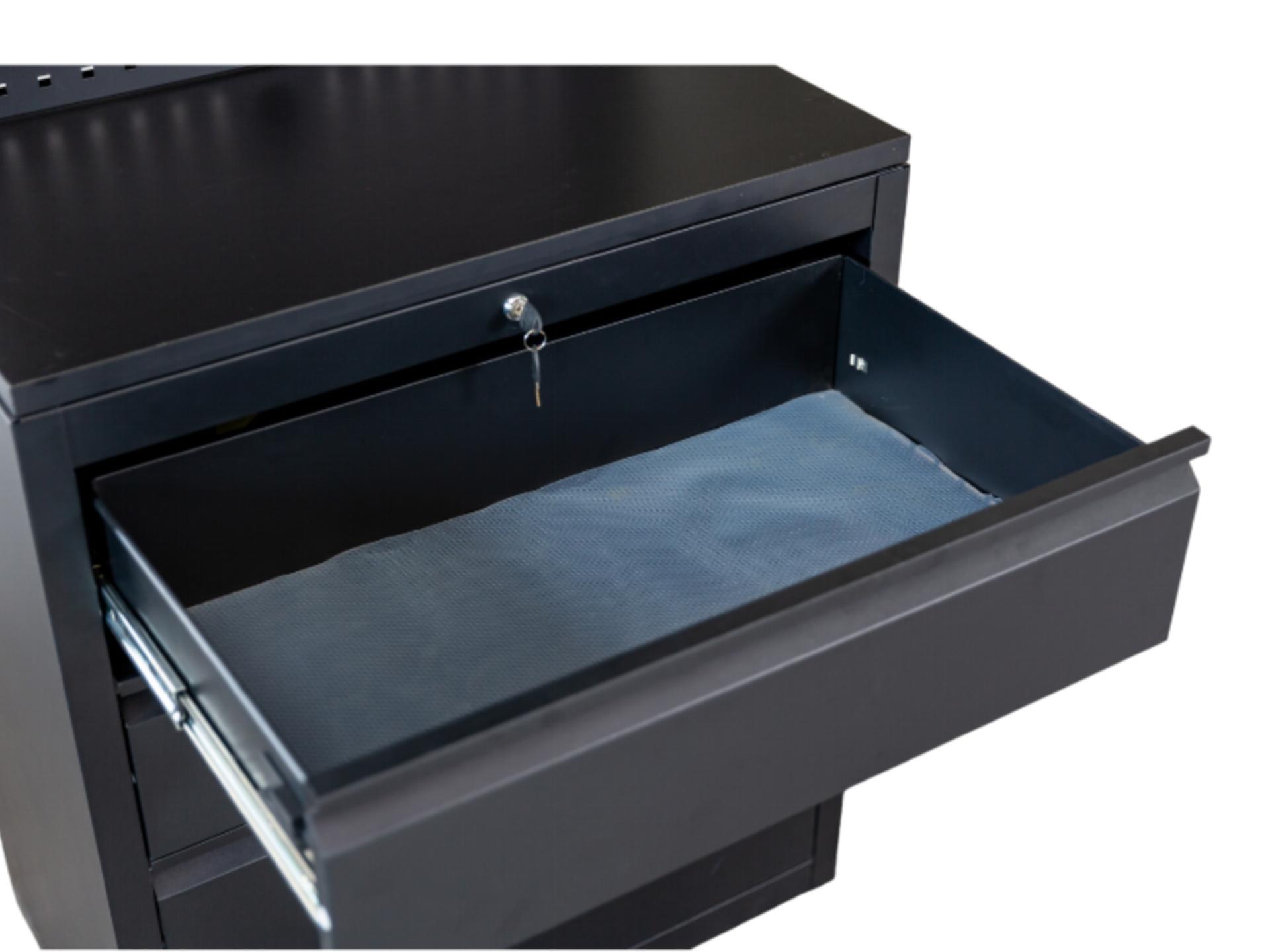 tool cabinet drawers with galvanized slides