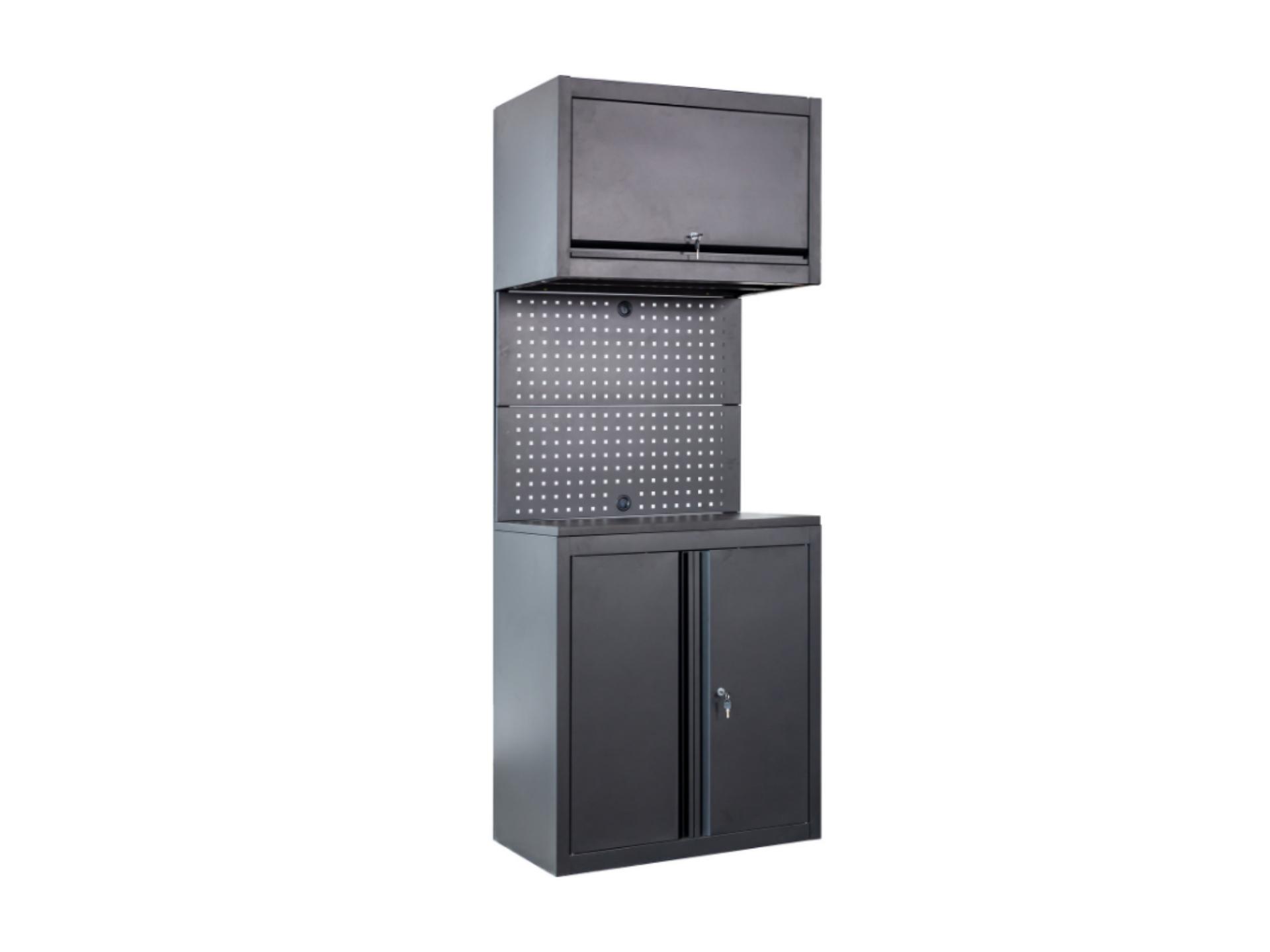 metal cabinet with drawers for screwdrivers